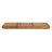Branky Patio Acacia Wood Chaise Lounge With Cushion & Adjustable Backrest-1497590824
