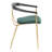 Saunders 18.5'' H Velvet Upholstered Armchair-1404710092