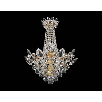 Treviso 3 LT 18k Gold/Clear Wall Sconce Allegri