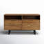 Commode double 4 tiroirs l 59 po