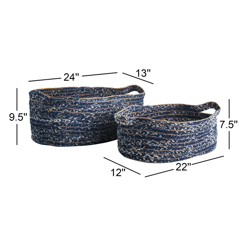 Handmade Seagrass Decorative Basket Set