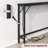 Slim Console Table with Built-In Outlets, Narrow Console Table for Small Spaces,  Behind Your Couch or In Tight Areas. Industrial-Style Sofa Table for Living Room, Hallway, or Entryway-1353716111