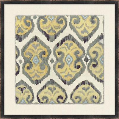 Neutral Ikat Study 7 Painting