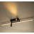 31.5" Dimmable Modern Matte Black Led Linear Vanity Light