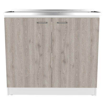 TUHOME Napoles Utility Sink Cabinet With Integrated Sink