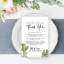 Coffrets de mariage «Desert Thank Cacti» pour réception de table, assiettes, famille, amis, paquet de 56