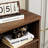 Shoe Cabinet Storage For Entryway Hidden Shoes Storage Cabinet With 3 Flip Drawers, Tall Free Standing Shoe Organizer Rack For Foyer, Hallway. Walnut ,31.6'' L X 9.6'' W X 54.4'' H.-2038549406