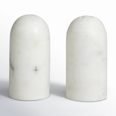 Marble Salt And Pepper Shaker Set