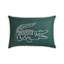 Coussin décoratif Lacoc Croc, coussin décoratif 100% coton sergé brossé, coussin décoratif décontracté moderne avec motif de crocodile emblématique, certifié OEKO-TEX, bourgogne, 16 po x 24 po-124551268-125022010