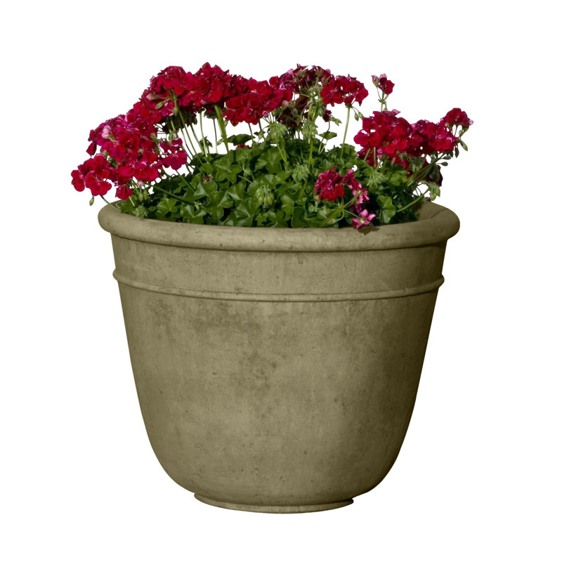 Carema Pot Planter, English Moss, 18" H x 22" W x 22" D