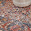 Tapis d'intérieur en polyester Huda avec envers en toile de coton-76166864-133005746