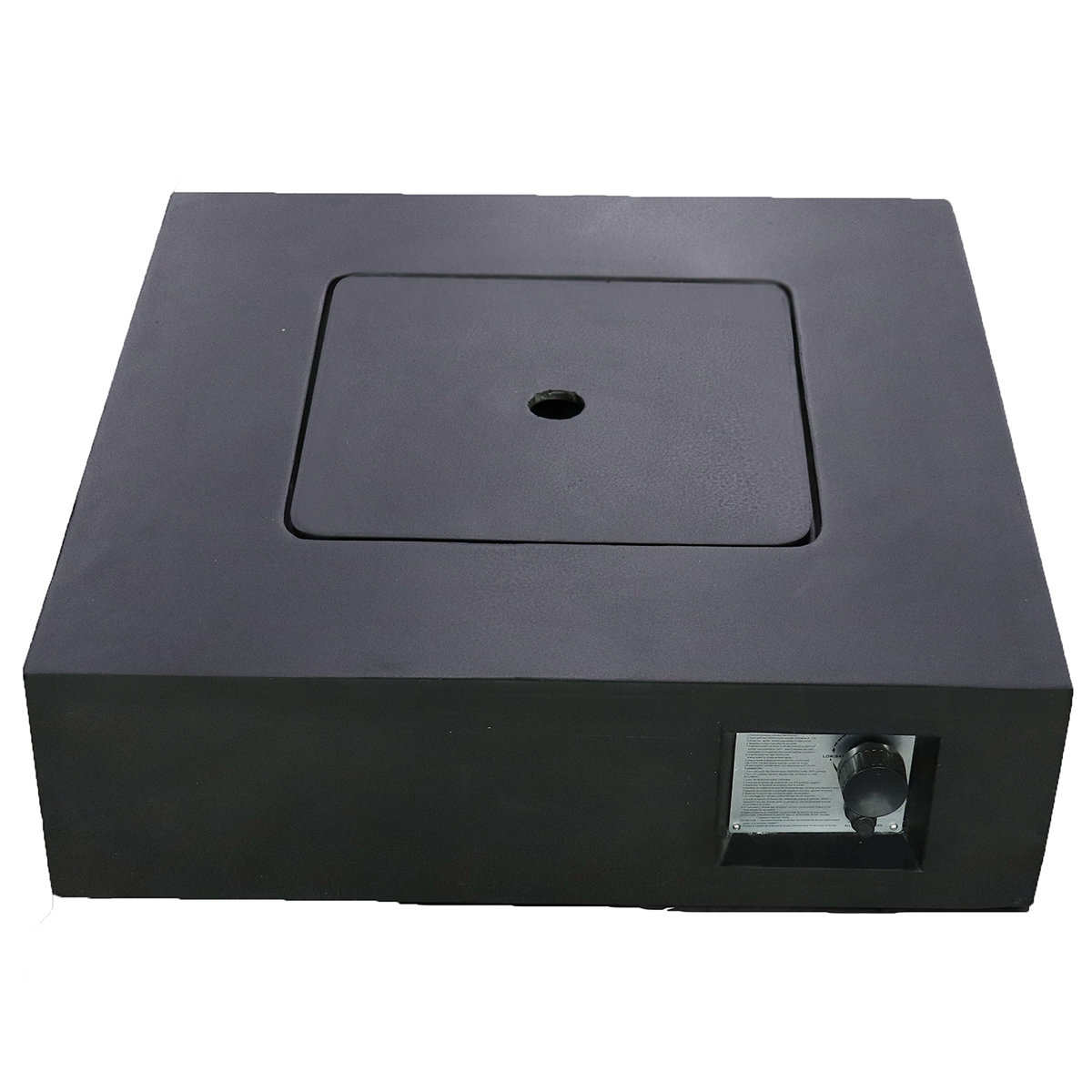 Brayden Studio Fiber Reinforced Concrete Propane/Natural Gas Fire Pit