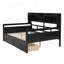 Versatile Daybed with Shelves and Drawers for Enhanced Functionality-1831420234-1831420231