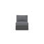 Sydney Armless Chair Charcoal + Slate Cushion-801901962-801901963