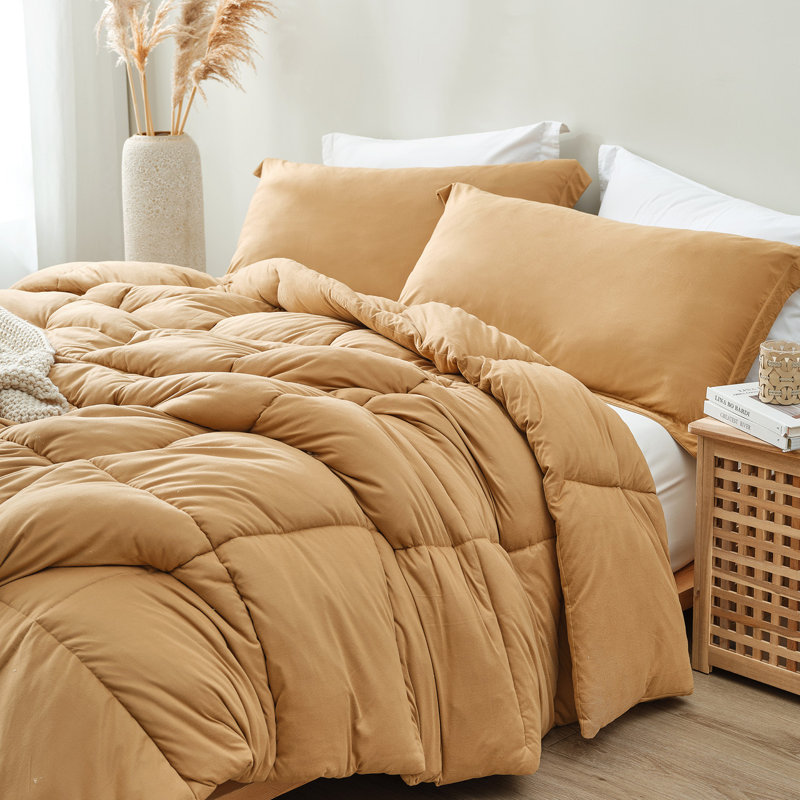 843249116718, Brown, King Comforter + 2 King Shams