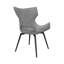Deloney Fabric Swivel Dining Chair-164186212