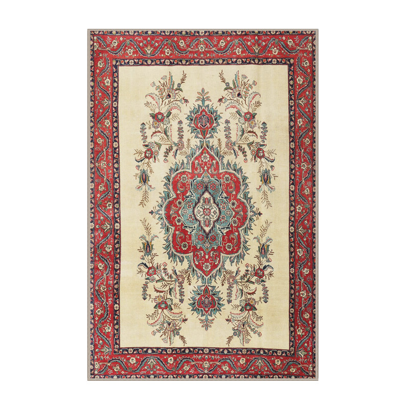 Oriental Indoor Rug, Rectangle 5' x 7'