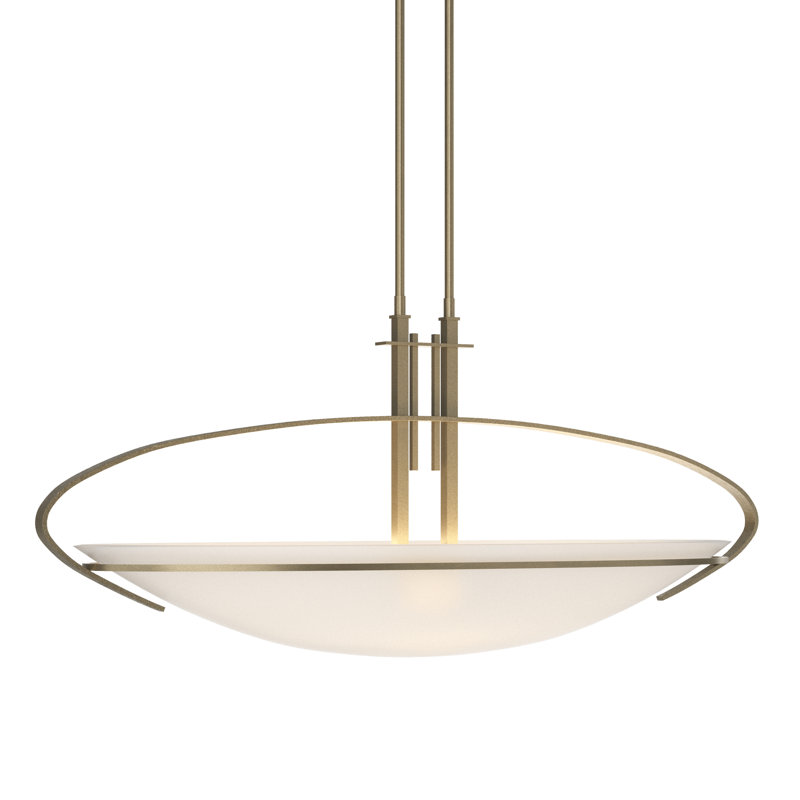Mackintosh 2 - Light Bowl Pendant, 14.2" H x 32.5" W x 10.4" D, Ink