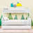 Twin Over Full Wood Bunk Bed With Twin Trundle, Built-In Ladder And Guardrail-814706793