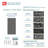 3'x6' Galvanized Powder Coated Steel Orbit Decorative Panel