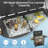 Decksplore 104 Qt Rolling Patio Cooler Cart With Wheels, Outdoor Beverage Bar Ice Chest With Drain, Bottle Opener & Side Shelves-125148506