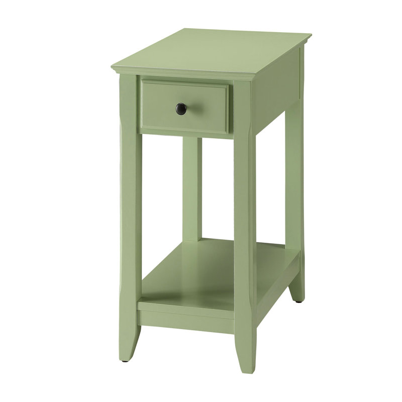 Table d'appoint avec tiroir et tablette pour la décoration intérieure