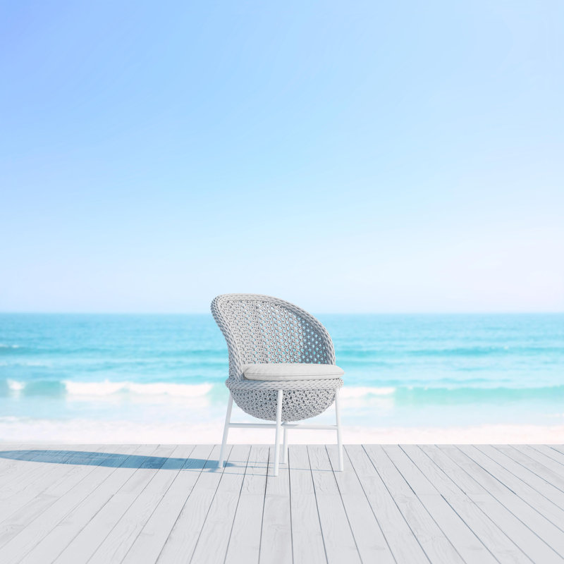Montauk Patio Dining Armchair with Cushion