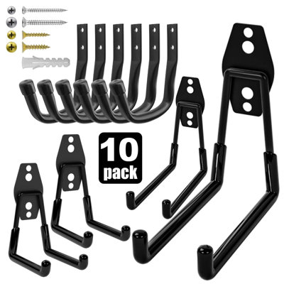 Heavy Duty Garage Wall Hooks 10 Psc