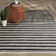 Palma 2x3 Hand Woven Performance Stripe Charcoal Fabric Rug