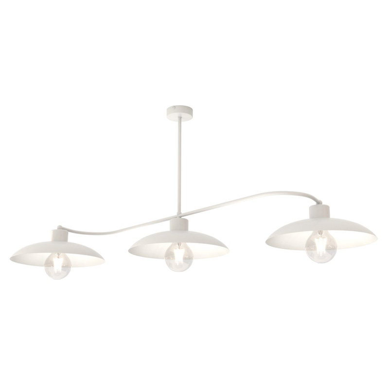Riddick Chandelier, White