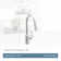 Woodmere Bar Pull Down Faucet with Duralock and Reflex