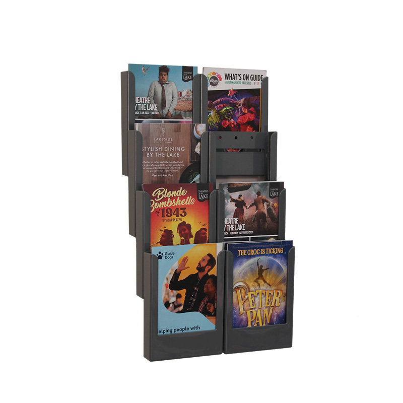 Expanda-Stand Metroplan 54cm H Brochure And Leaflet Rack/stand, Grey