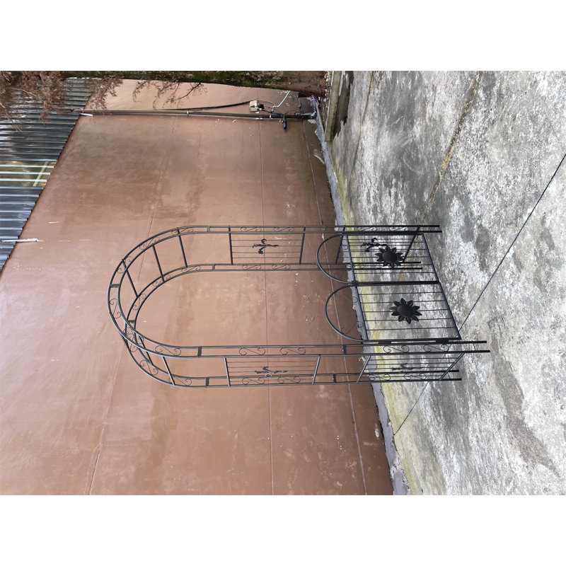 Arche de jardin en métal avec portes Arbor Trellis