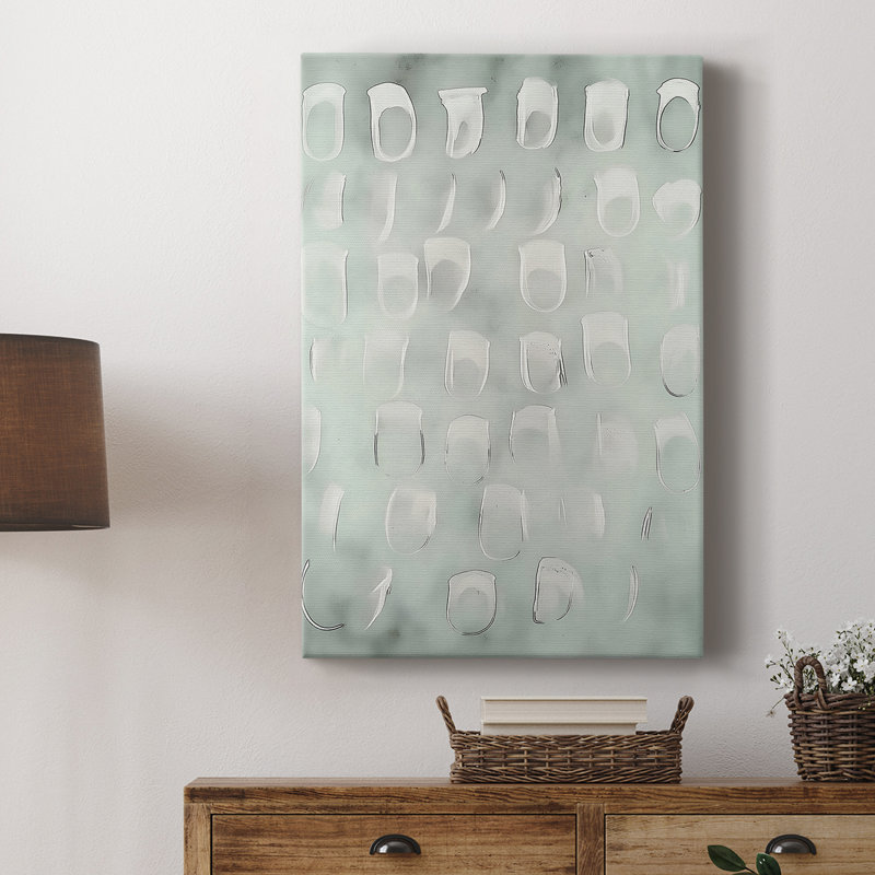 Série ABSTRACT DCCL XXVII - Toile tendue avec châssis de qualité supérieure - Prêt à être accroché, H 60 po x l 40 po