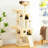 64" Multi-Level Plush Cat Tree Large Cat Tower-117069017