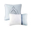 Édredon très grand 8 pièces, conception de courtepointe, coussins de broderie, lavage en machine facile, style, lavable-120274415