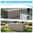 280 Gallon Large Outdoor Resin Deck Box, Waterproof Storage Box with Gas Struts, Lockable Lid, and Spacious Storage for Patio Cushions, Garden Tools-137974917