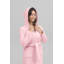 Luchia Cotton Terry Cloth Girl / Woman+  Above Knee Bathrobe with Pockets and Hood-73522367