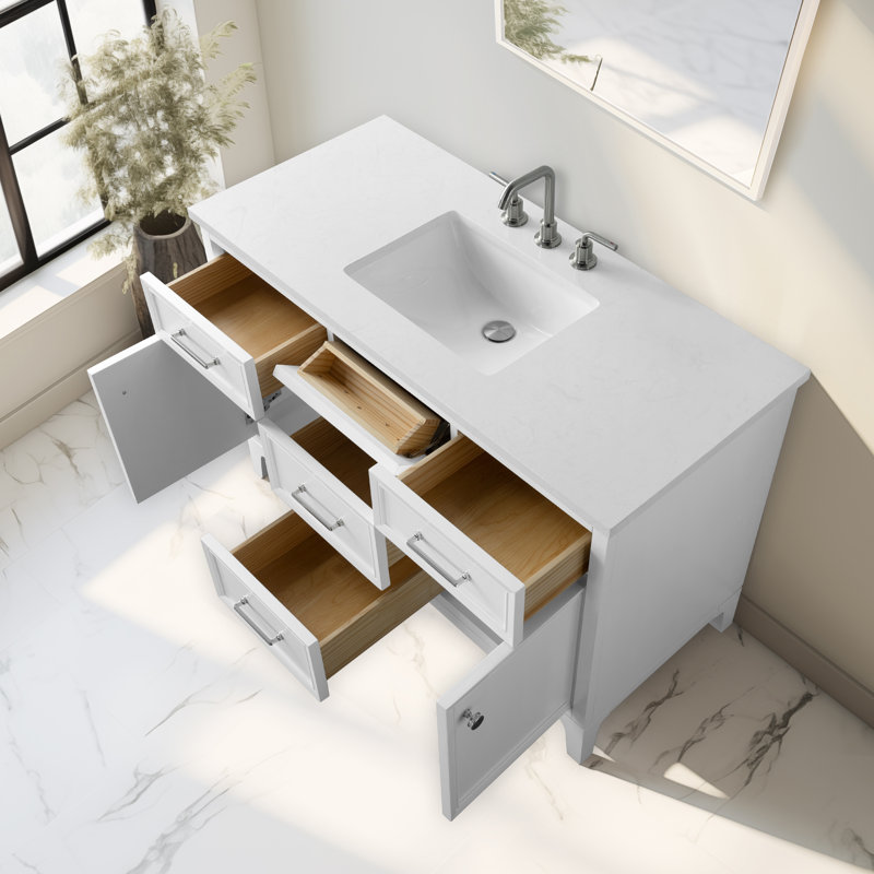 Ensemble de meuble-lavabo simple 48 po Tiosha