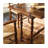 Country Farmhouse Extendable Walnut Solid Wood Dining Table
