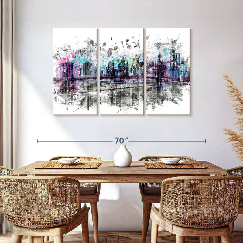 Lilie Modern NYC, 36" H x 57" W