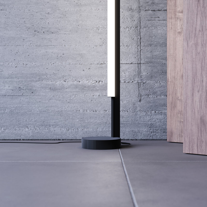 Keel™ LED Floor Lamp, Satin Black