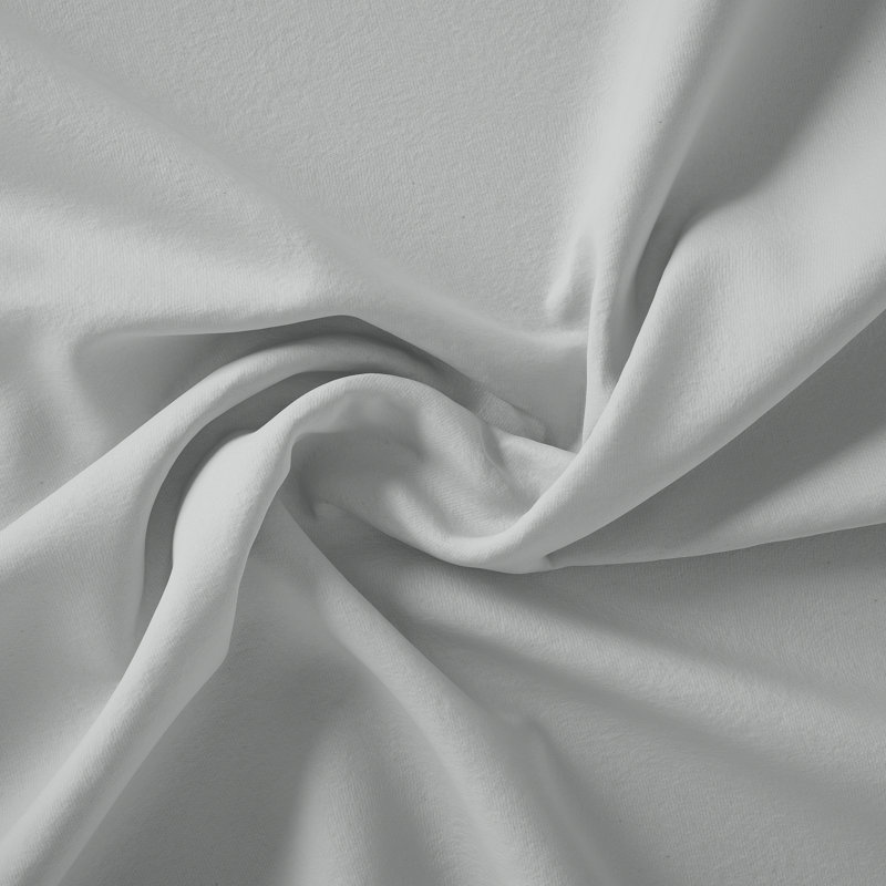 Ensemble de 2 taies d'oreiller en microfibre ultra douce, Taie d'oreiller très grande, Gris clair