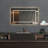 40''X24'' Rectangle LED Wall Mirror Vanity Light Mirror Anti Fog