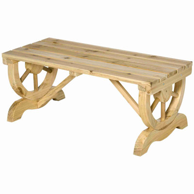 Banc en bois élégant Elegant
