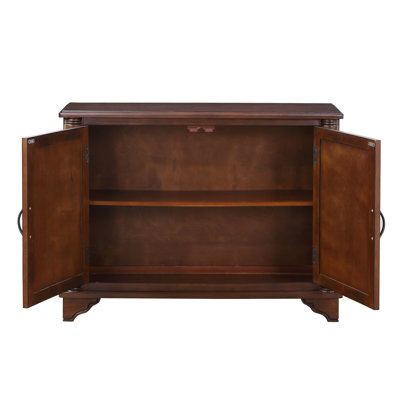 40" Entryway Console Table, Retro Design. Finish, Storage Shelf. Solid Wood Feet, Tabletop, Foyer Furniture Table With Shelf, Wide, For Living Room. Top, Adjustable