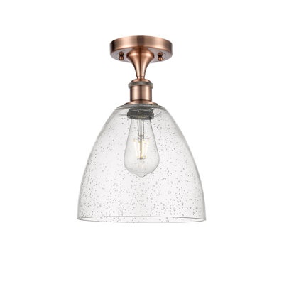 Amilia Glass Semi Flush Mount
