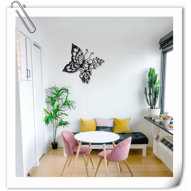 Fashion Wall Decor on Metal, 13.39" H x 13.39" W x 1" D