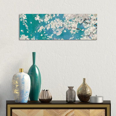 Osaka Blue I by Asia Jensen - Wrapped Canvas Panoramic Print