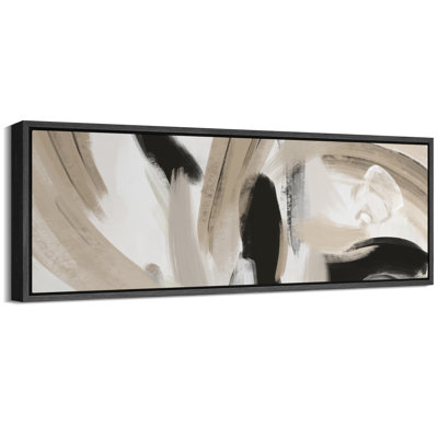 Dynamic Brushstrokes Abstract Modern Art